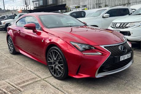 Red 2018 Lexus RC350 Coupe F Sport