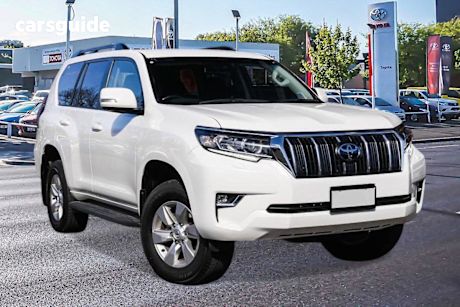 White 2021 Toyota Landcruiser Prado SUV GXL 4X4