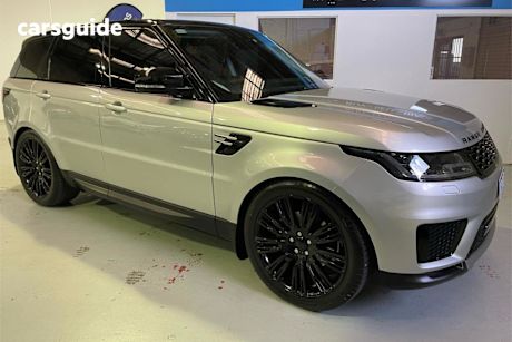 Silver 2018 Land Rover Range Rover Sport Wagon TDV6 SE