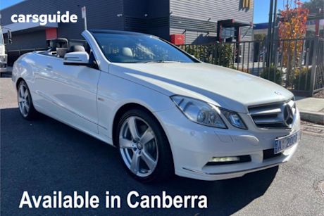White 2011 Mercedes-Benz E250 Cabriolet CDI Avantgarde