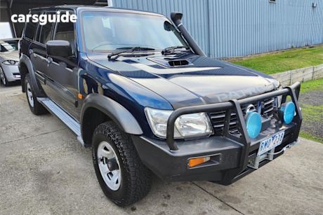 Blue 2001 Nissan Patrol Wagon ST (4X4)