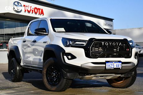 White 2023 Toyota Hilux Double Cab Pick Up GR-Sport TWO-Tone (4X4)