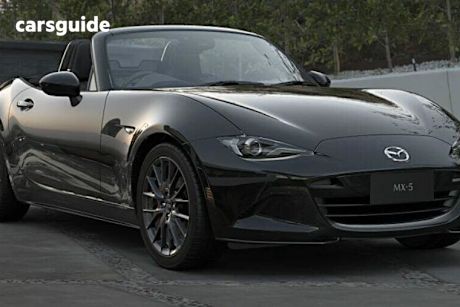Black 2025 Mazda MX-5 Convertible G20 Roadster GT RS