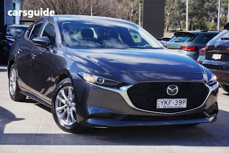 Grey 2020 Mazda 3 Sedan G20 Pure