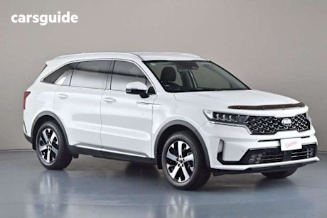 White 2020 Kia Sorento Wagon Sport 7 Seat