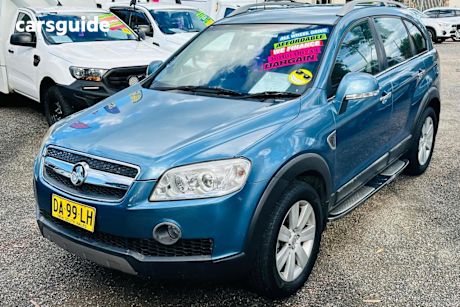 Blue 2007 Holden Captiva Wagon LX (4X4)