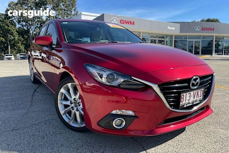Red 2014 Mazda 3 Hatchback SP25 GT
