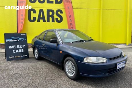 Blue 2001 Mitsubishi Lancer Coupe GLi CE