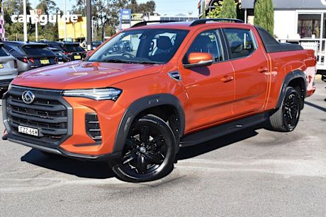 Orange 2023 LDV T60 Ute Tray MAX LUXE MEGA TUB 4X4