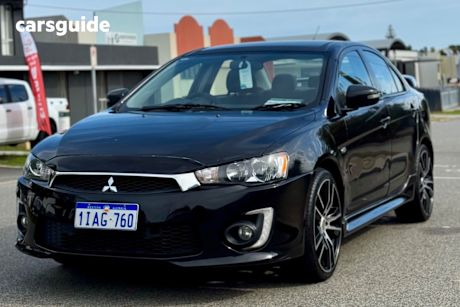 Black 2016 Mitsubishi Lancer Sedan ES Sport