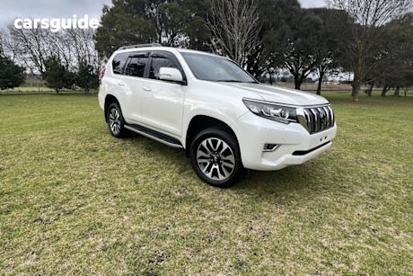 White 2022 Toyota Landcruiser Prado Wagon VX