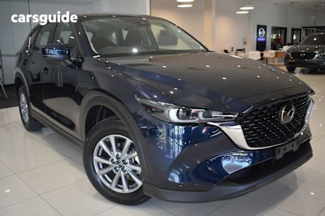 Blue 2025 Mazda CX-5 Wagon G25 Maxx Sport (fwd)