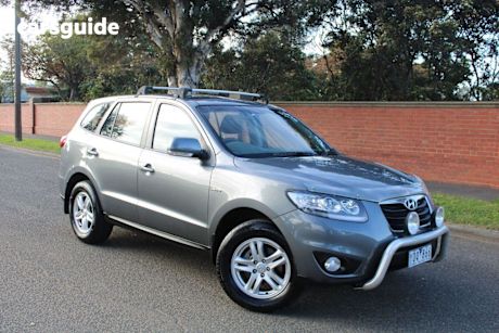 Silver 2012 Hyundai Santa FE Wagon Trail Crdi (4X4)