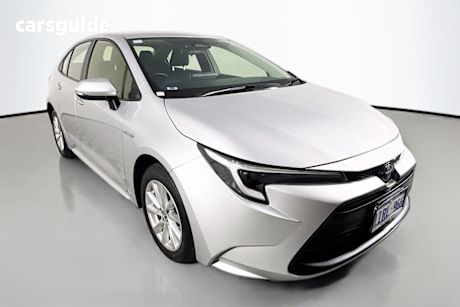 Silver 2023 Toyota Corolla Sedan Ascent Sport Hybrid