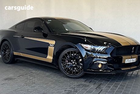 Black 2016 Ford Mustang Coupe Fastback GT 5.0 V8