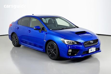 Blue 2014 Subaru WRX Sedan (AWD)