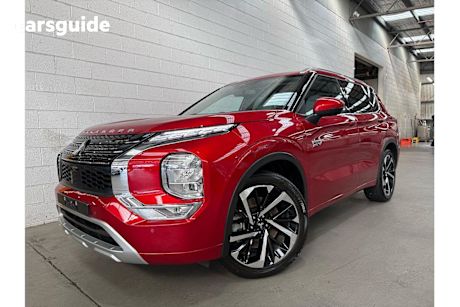 Red 2024 Mitsubishi Outlander Wagon Phev Exceed 5+2 Seat (awd)
