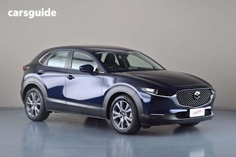 Blue 2020 Mazda CX-30 Wagon G20 Evolve (fwd)