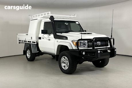 White 2022 Toyota Landcruiser 70 Series Cab Chassis GX