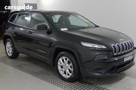 Black 2014 Jeep Cherokee Wagon Sport (4x2)