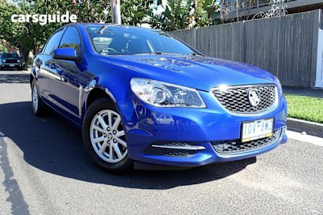 Blue 2016 Holden Commodore Sedan Evoke