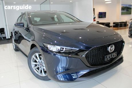 Blue 2025 Mazda 3 Hatchback G20 Pure