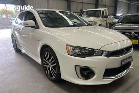 White 2016 Mitsubishi Lancer Hatchback GSR Sportback