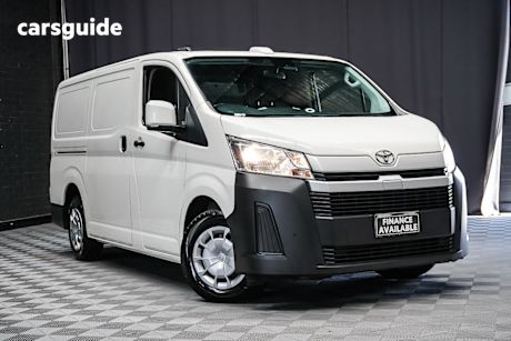 White 2022 Toyota Hiace Van LWB (panel Option)