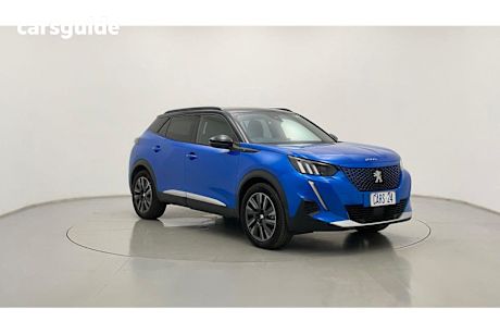 Blue 2023 Peugeot E-2008 Wagon GT