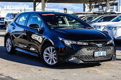 Black 2023 Toyota Corolla Hatch ASCENT SPORT HYBRID F