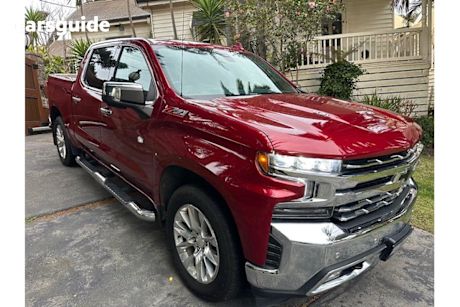 Red 2020 Chevrolet Silverado Crew Cab Utility 1500 Ltz Premium Edition