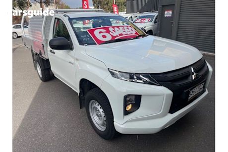 White 2020 Mitsubishi Triton Cab Chassis GLX