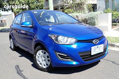 Blue 2013 Hyundai I20 Hatchback Active