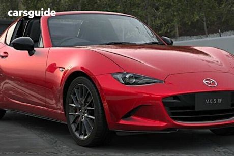 Red 2025 Mazda MX-5 Convertible G20 RF GT RS