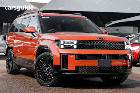 Orange 2025 Hyundai Santa FE Wagon HYBRID CALLIGRAPHY 4X4