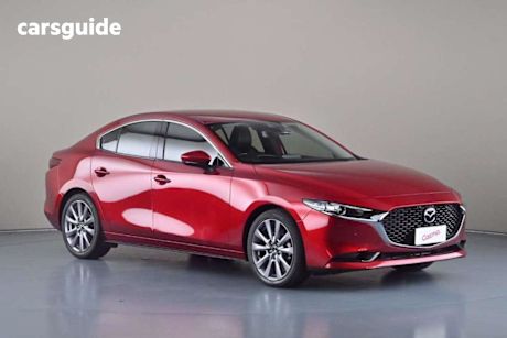 Red 2021 Mazda 3 Sedan G20 Touring