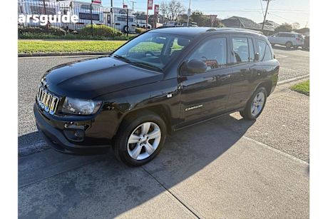 Black 2015 Jeep Compass SUV SPORT F