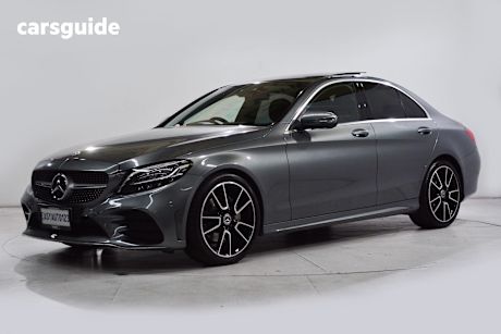 Grey 2020 Mercedes-Benz C200 Sedan