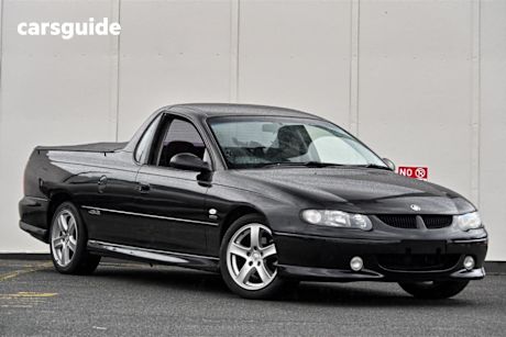 Black 2002 Holden Commodore Utility Ss
