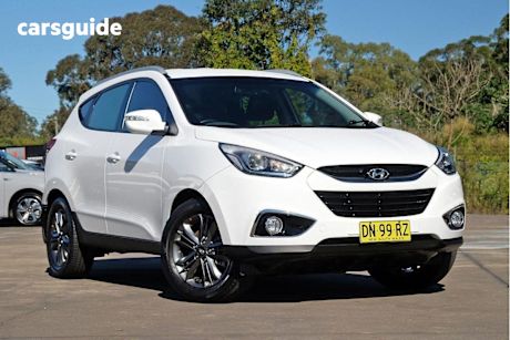 White 2015 Hyundai IX35 SUV SE F