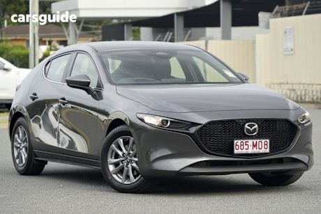 Grey 2024 Mazda 3 Hatchback G20 Pure