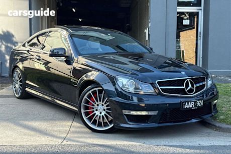 Black 2013 Mercedes-Benz C-CLASS Coupe C63 AMG
