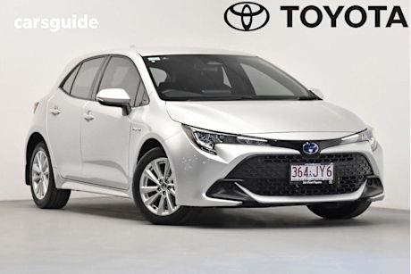 Silver 2024 Toyota Corolla Hatchback Ascent Sport Hybrid