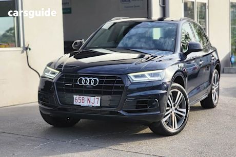 Blue 2019 Audi Q5 Wagon 45 Tfsi Quattro Sport