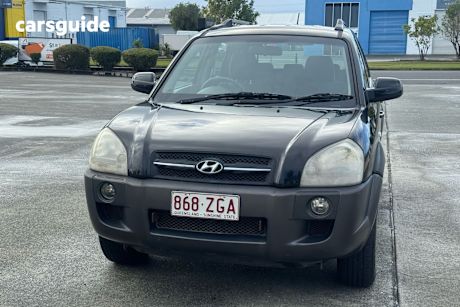 Black 2005 Hyundai Tucson Wagon