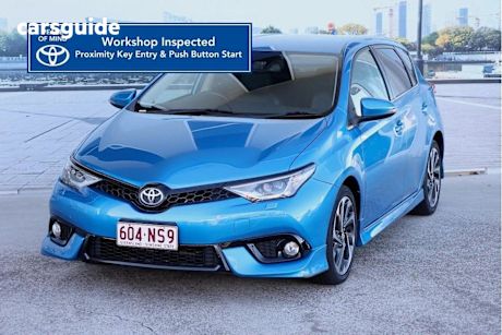 Blue 2017 Toyota Corolla Hatch ZR F