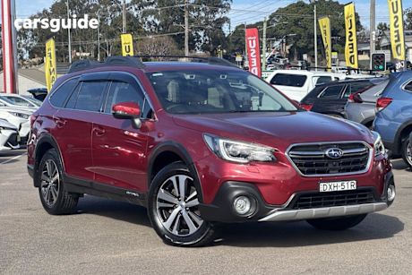 Red 2018 Subaru Outback Wagon 2.5I Premium