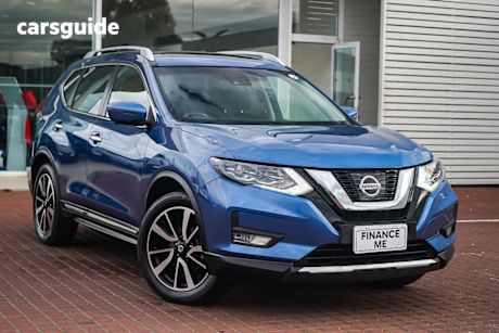 Blue 2020 Nissan X-Trail Wagon TI (4WD) (5YR)