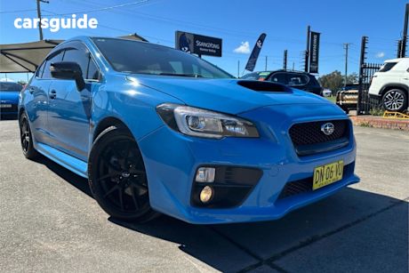Blue 2015 Subaru WRX Sedan Premium Hyper Blue (awd)