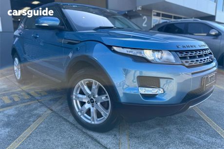 Blue 2013 Land Rover Range Rover Evoque Wagon TD4 Pure